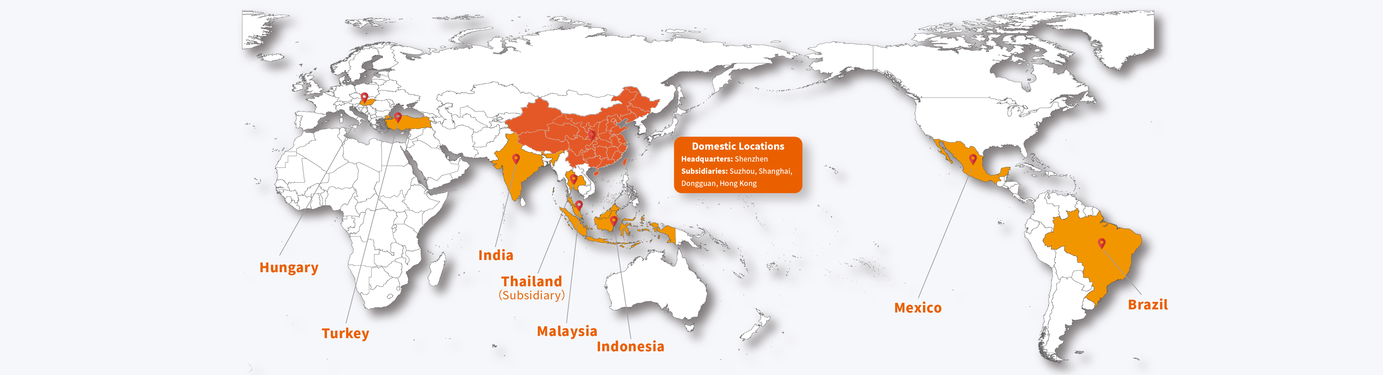 Global Distribution Map
